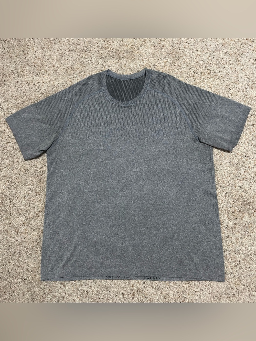 Lululemon Metal Vent Tech Shirt Mens 2XL Gray